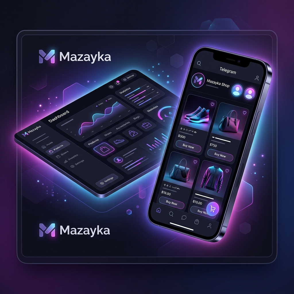 Mazayka - Конструктор магазинов в Telegram